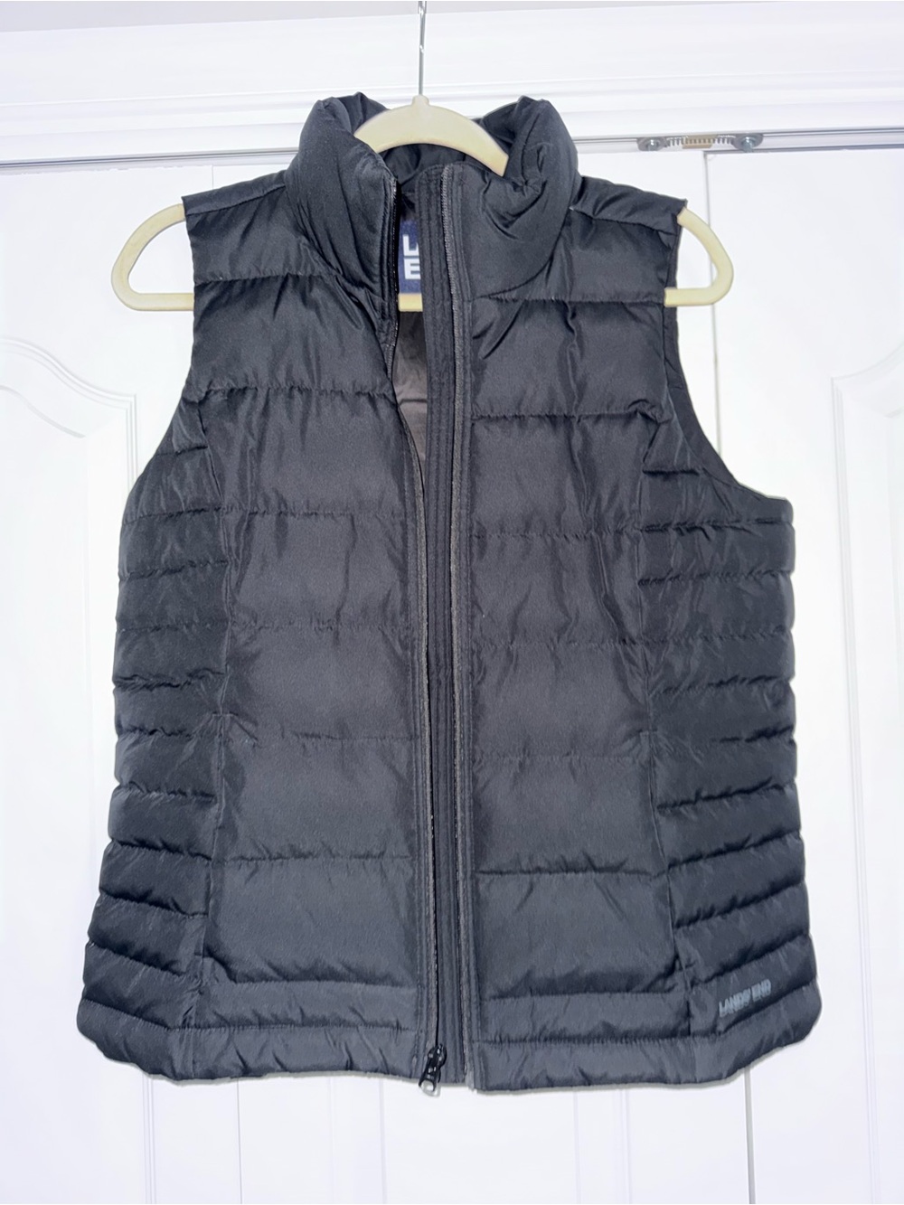 Lands’ End Women’s Puffer Vest - Black
